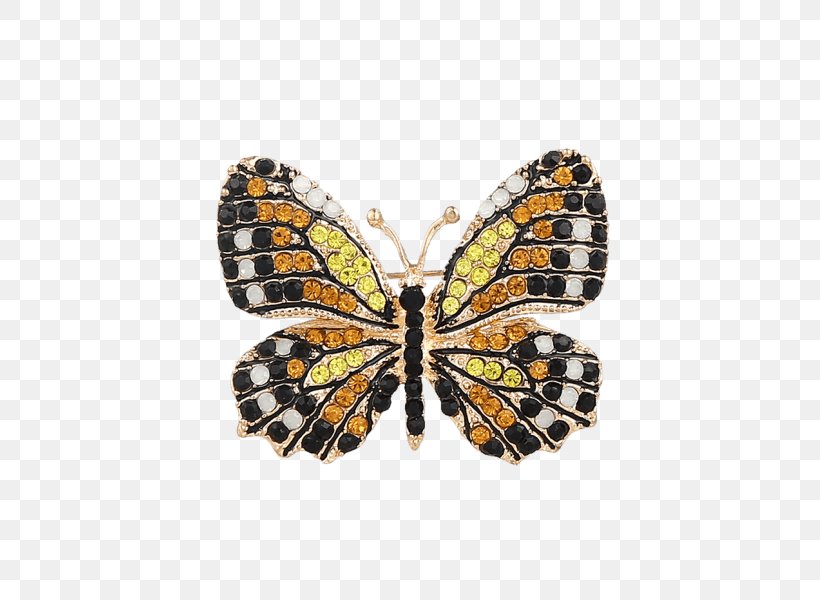 Brooch Imitation Gemstones & Rhinestones Diamond Lapel Pin Crystal, PNG, 600x600px, Brooch, Arthropod, Brush Footed Butterfly, Butterfly, Clothing Download Free