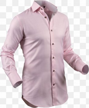 Dress Shirt - Dress Shirt Blouse Pink M PNG