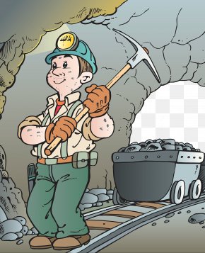 Coal Miners - Mining Miner Illustration PNG