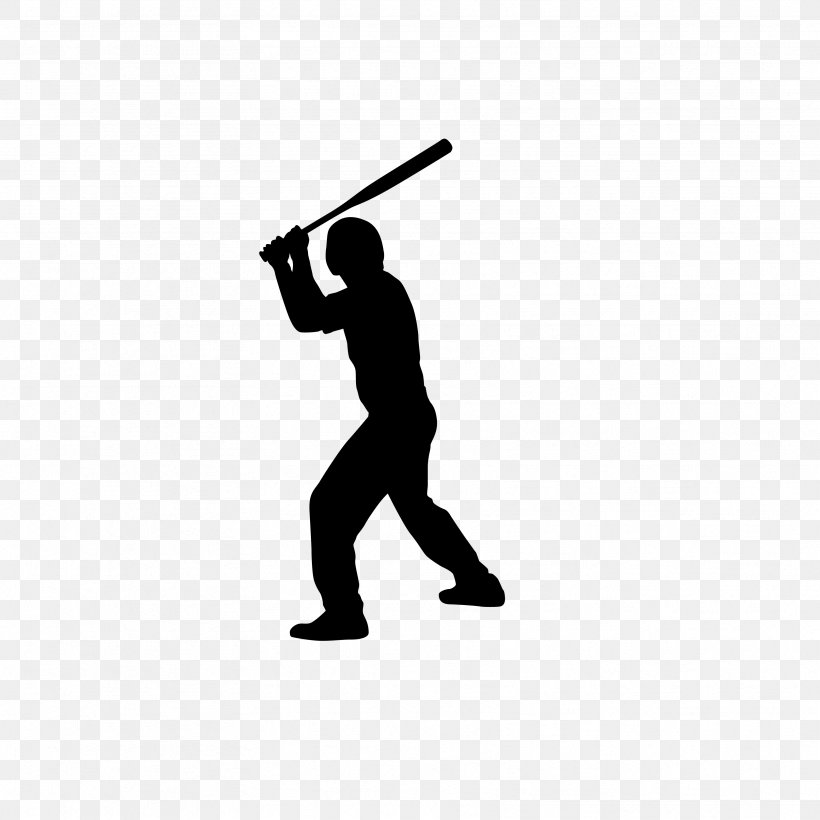 Silhouette Baseball, PNG, 3333x3333px, Silhouette, Baseball, Black, Black And White, Film Download Free
