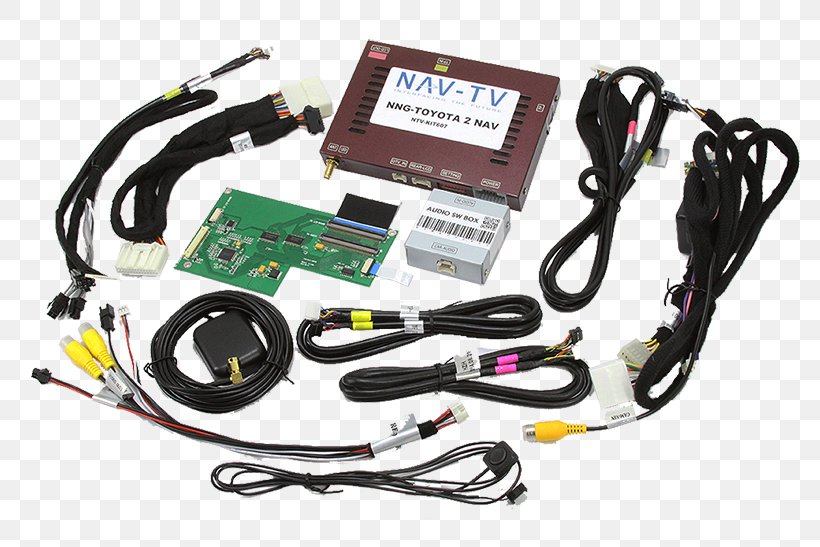 Automotive Navigation System GPS Navigation Systems Toyota Car, PNG, 800x547px, Automotive Navigation System, Auto Part, Automotive Lighting, Battery Charger, Cable Download Free