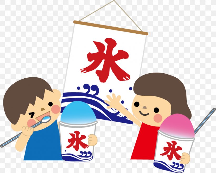 Kakigōri Child Blue Hawaii Strawberry Syrup 夏祭り, PNG, 858x689px, Watercolor, Cartoon, Flower, Frame, Heart Download Free