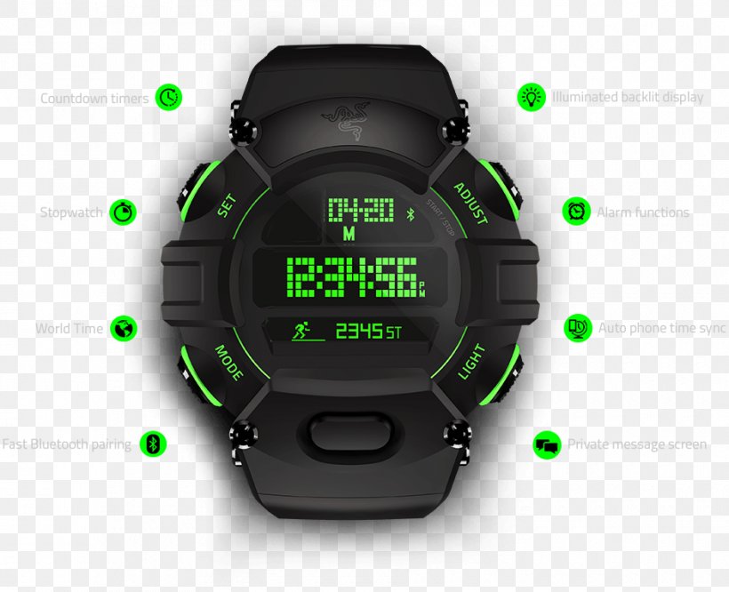 Razer Nabu Watch Forged Edition Black Malaysia Smartwatch Wearable Technology, PNG, 940x764px, Malaysia, Brand, Button Cell, Consumer Electronics, Digital Clock Download Free