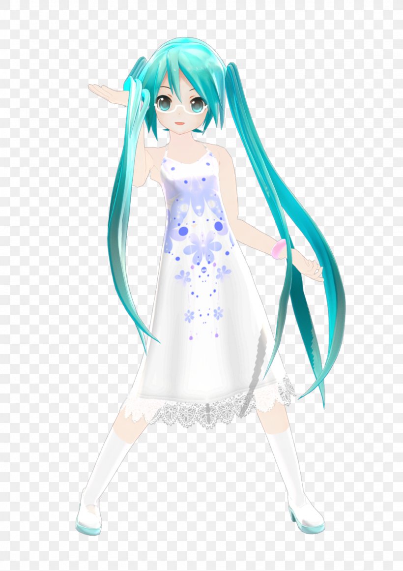 Hatsune Miku MikuMikuDance Dress Vocaloid Clothing, PNG, 1024x1451px, Watercolor, Cartoon, Flower, Frame, Heart Download Free
