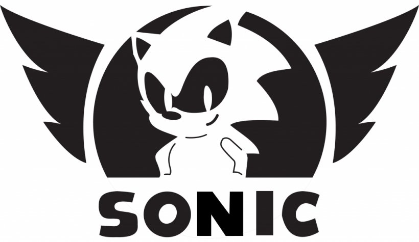 Sonic The Hedgehog Stencil Jack-o'-lantern Pumpkin Clip Art, PNG, 1024x594px, Sonic The Hedgehog, Art, Black And White, Brand, Carving Download Free