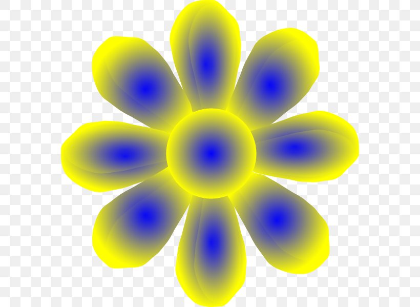 Flower Yellow Blue Clip Art, PNG, 582x599px, Flower, Artificial Flower, Blue, Floral Design, Green Download Free