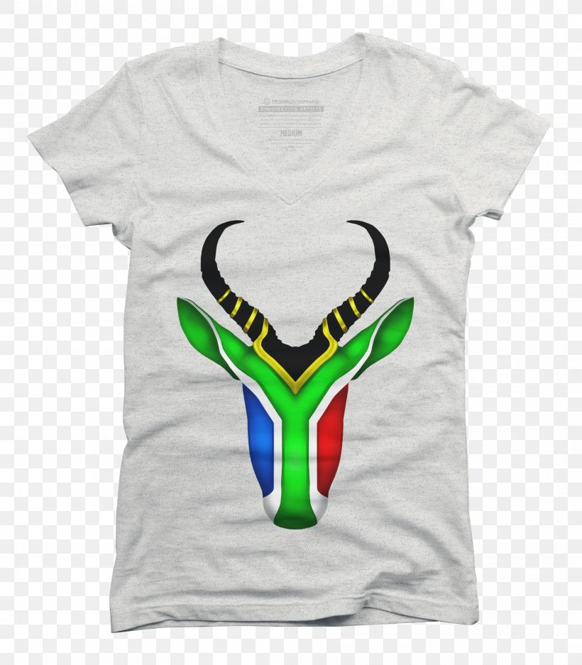 Printed T-shirt Hoodie Springbok Clothing, PNG, 2100x2400px, Tshirt, Brand, Casual, Clothing, Green Download Free