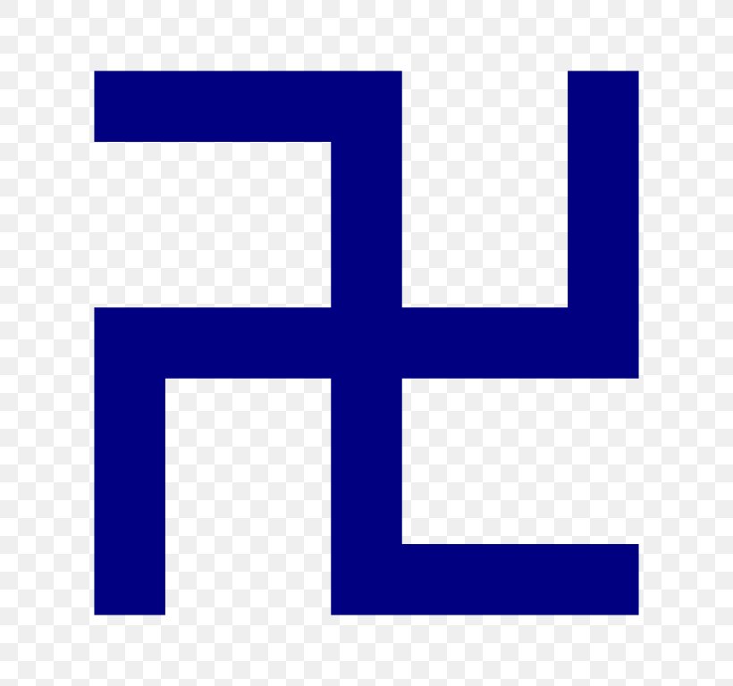 Swastika Symbol Hinduism Cross Clip Art, PNG, 768x768px, Swastika, Area, Aryan Race, Blue, Brand Download Free