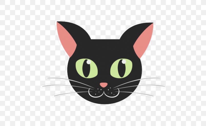 Black Cat Drawing Clip Art, PNG, 500x500px, Cat, Black, Black Cat, Carnivoran, Cartoon Download Free