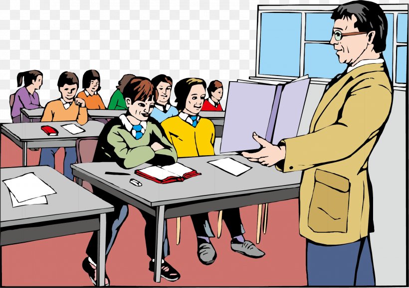 Student Teacher Classroom School Clip Art, PNG, 1958x1384px, Student, Cartoon, Class, Classroom, Classroom Management Download Free