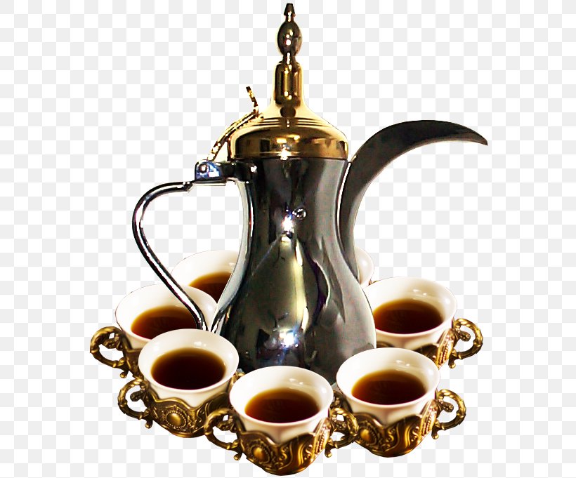 Arabic Coffee Khobar Dallah, PNG, 575x681px, Coffee, Arabic Coffee, Arabs, Brass, Coffee Cup Download Free