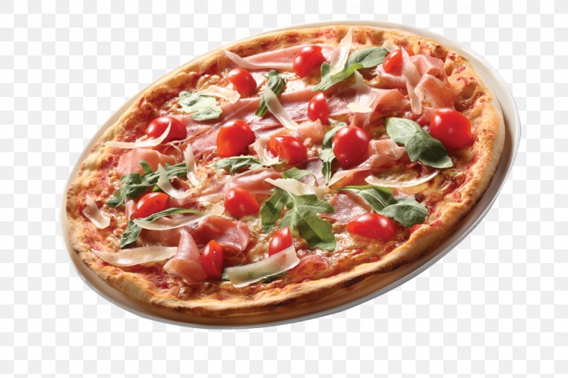 California-style Pizza Sicilian Pizza Prosciutto Ham, PNG, 1000x667px, Californiastyle Pizza, California Style Pizza, Cheese, Cuisine, Dish Download Free