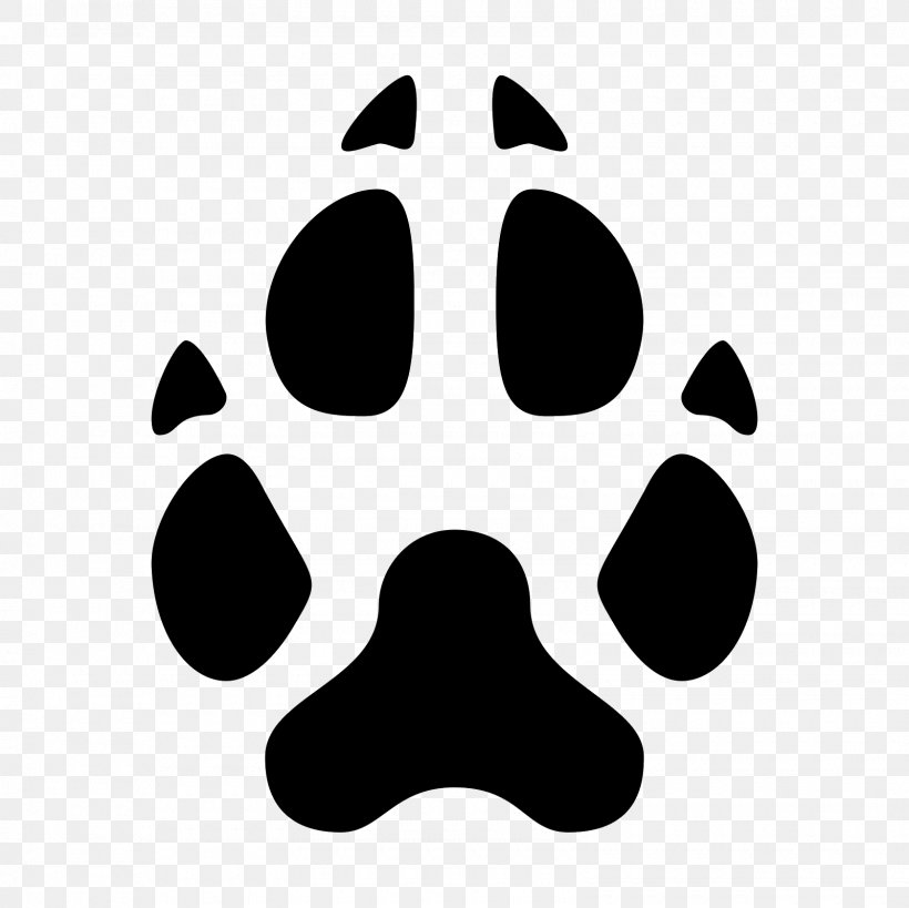 Dog Clip Art, PNG, 1600x1600px, Dog, Animal Track, Black, Black And White, Footprint Download Free