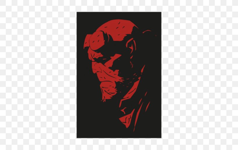 Hellboy Logo Bureau For Paranormal Research And Defense Film, PNG, 518x518px, Hellboy, Art, Comics, Drawing, Fictional Character Download Free