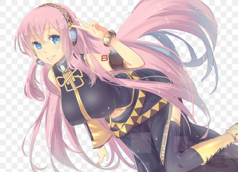 Megurine Luka Vocaloid Hatsune Miku DeviantArt Crypton Future Media, PNG, 848x612px, Watercolor, Cartoon, Flower, Frame, Heart Download Free