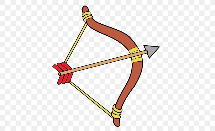 Bow And Arrow Archery Clip Art, PNG, 500x500px, Bow And Arrow, Archery, Area, Bow, Cupid Download Free