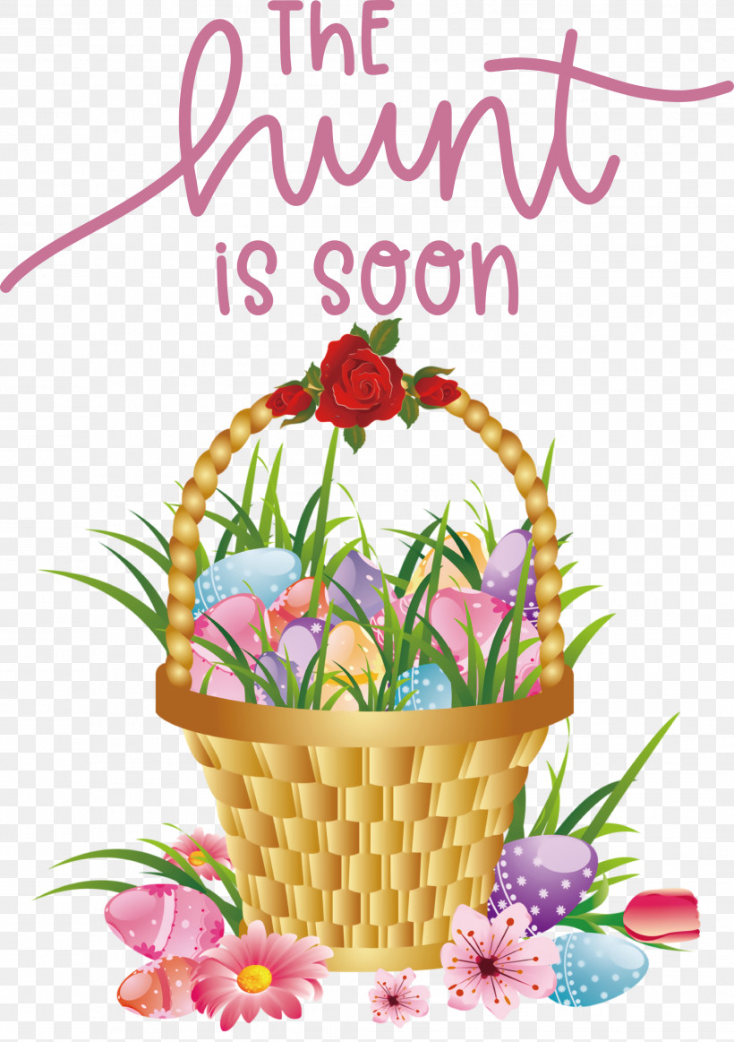 Easter Day The Hunt Is Soon Hunt, PNG, 2114x3000px, Easter Day, Easter Basket, Easter Bunny, Easter Bunny Basket, Easter Egg Download Free