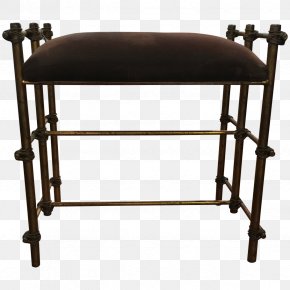 Table - Table Wrought Iron Furniture Bench PNG