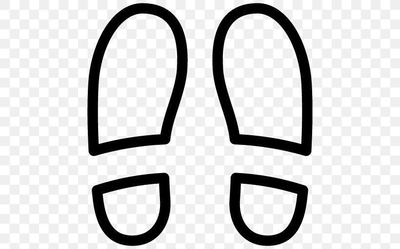 Footprint Shoe Clip Art, PNG, 512x512px, Footprint, Auto Part, Black And White, Creativity, Foot Download Free
