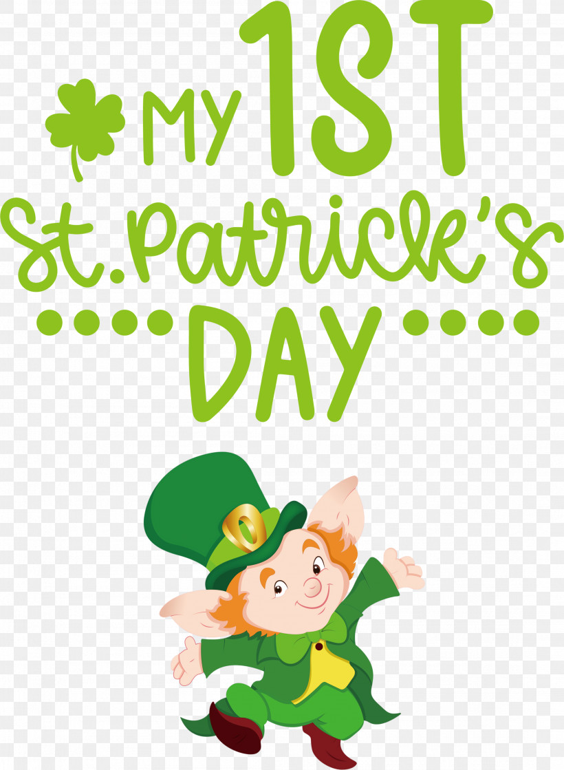 My 1st Patricks Day Saint Patrick, PNG, 2197x3000px, Patricks Day, Behavior, Cartoon, Character, Green Download Free