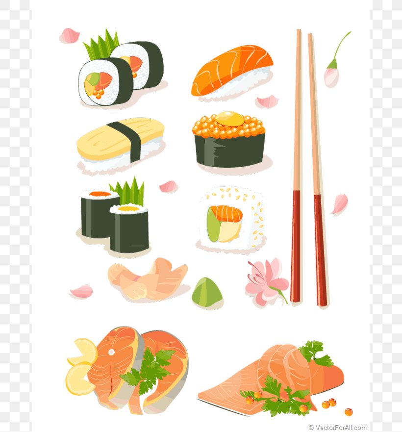 Sushi Japanese Cuisine California Roll Seafood, PNG, 689x881px, Sushi, Asian Food, California Roll, Chef, Cuisine Download Free