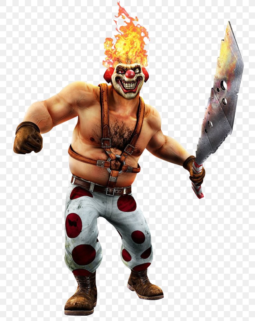 Twisted Metal PlayStation All-Stars Battle Royale Killzone 3 PlayStation 3 Sweet Tooth, PNG, 774x1032px, Twisted Metal, Action Figure, Aggression, Character, Clown Download Free