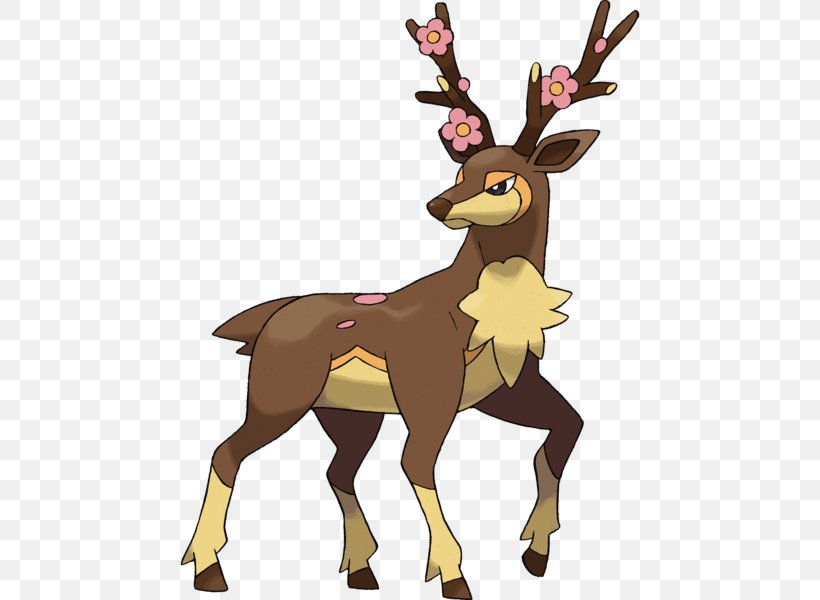 Pokémon Adventures Sawsbuck Deerling Pokédex, PNG, 600x600px, Sawsbuck, Antler, Deer, Deerling, Fauna Download Free