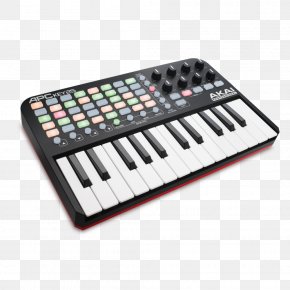 Musical Instruments - Computer Keyboard Akai Professional APC Key 25 Ableton Live MIDI Controllers PNG