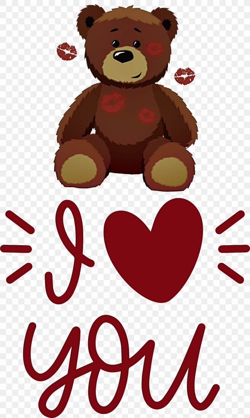 I Love You Valentines Day, PNG, 1791x3000px, I Love You, Bear Plush Toy, Bears, Doll, Giant Panda Download Free