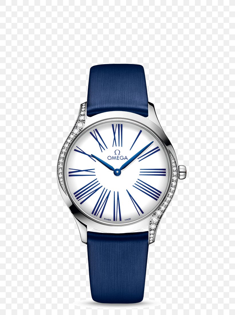 Omega SA Watch Jewellery Quartz Clock OMEGA De Ville Prestige Co-Axial, PNG, 800x1100px, Omega Sa, Cobalt Blue, Dial, Diamond, Electric Blue Download Free