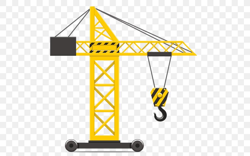 Heavy Machinery Architectural Engineering Crane, PNG, 512x512px, Heavy Machinery, Architectural Engineering, Area, Building, Bulldozer Download Free