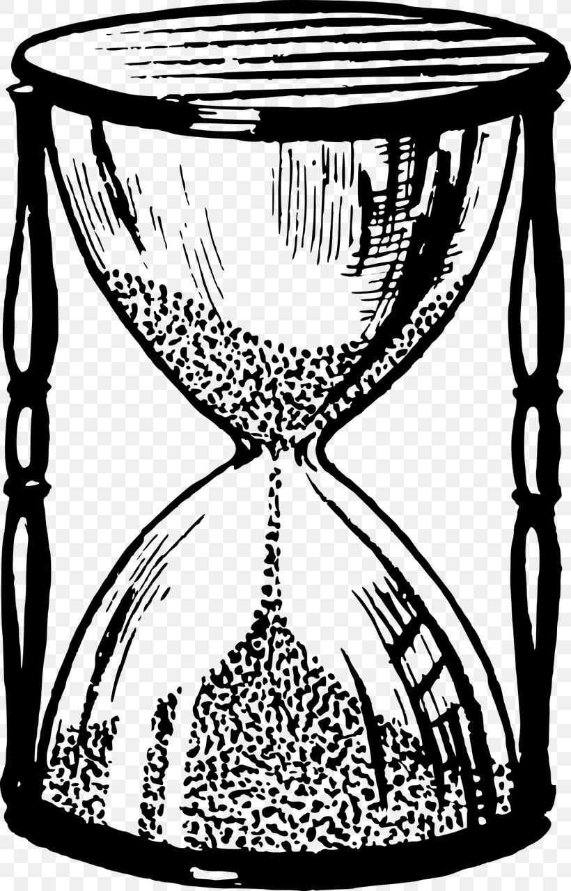 Hourglass Clip Art, PNG, 820x1280px, Hourglass, Black And White, Drawing, Drinkware, Hourglass Figure Download Free