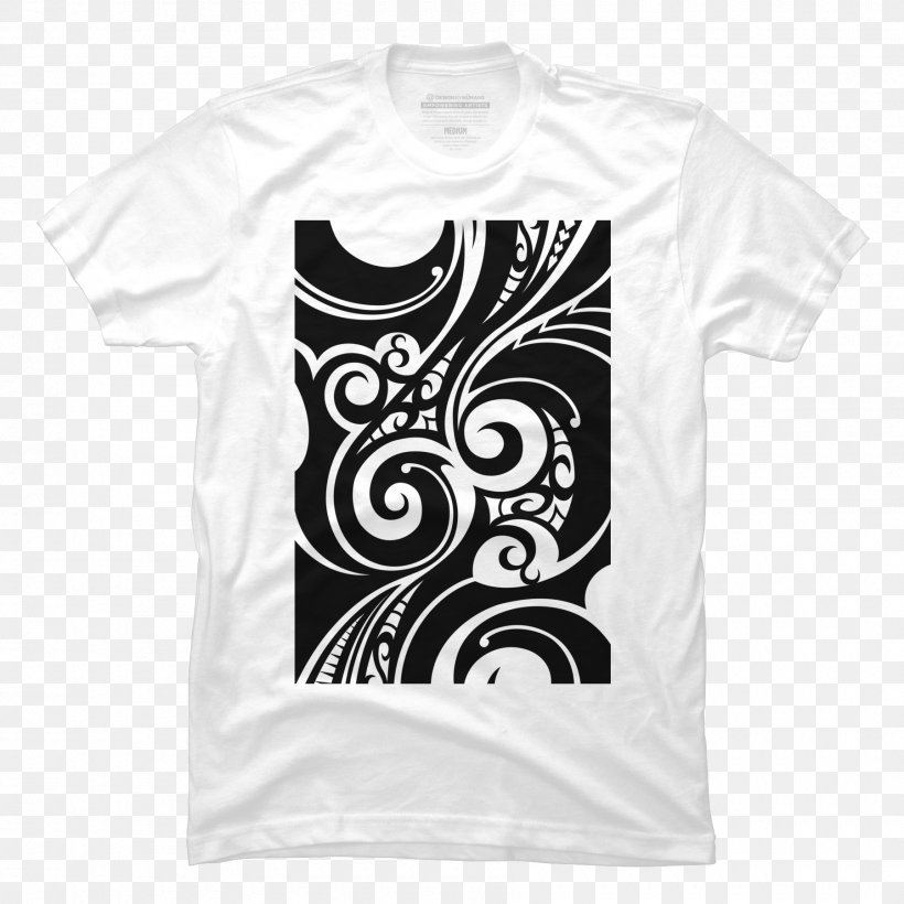 Long-sleeved T-shirt Aloha Shirt, PNG, 1800x1800px, Tshirt, Aloha Shirt, Black, Black And White, Brand Download Free