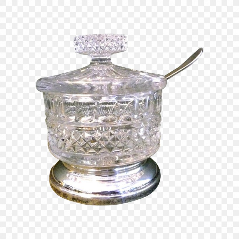 Sugar Bowl Glass Spoon Lid, PNG, 1024x1024px, Sugar Bowl, Bowl, Creamer, Crystal, Glass Download Free