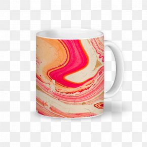Mug - Coffee Cup Paper Marbling Mug PNG