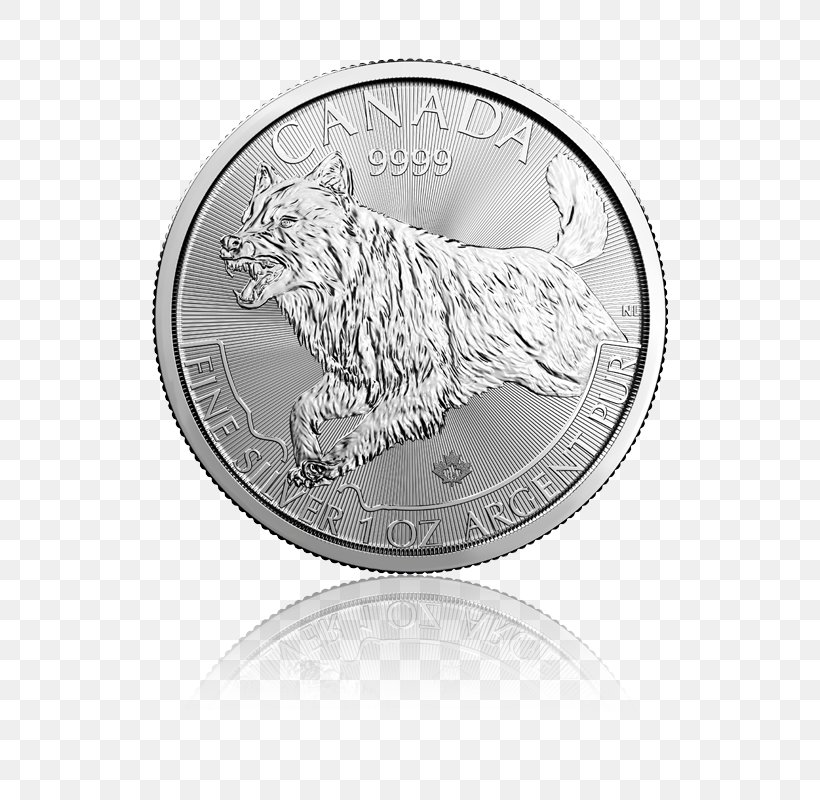 Royal Canadian Mint Predator Canada Silver Coin Canadian Silver Maple Leaf, PNG, 800x800px, Royal Canadian Mint, Apmex, Bullion, Bullion Coin, Canada Download Free