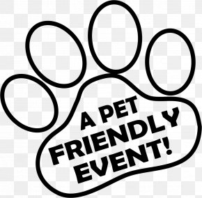 Pet Friendly - Brand Line Animal Black M Clip Art PNG