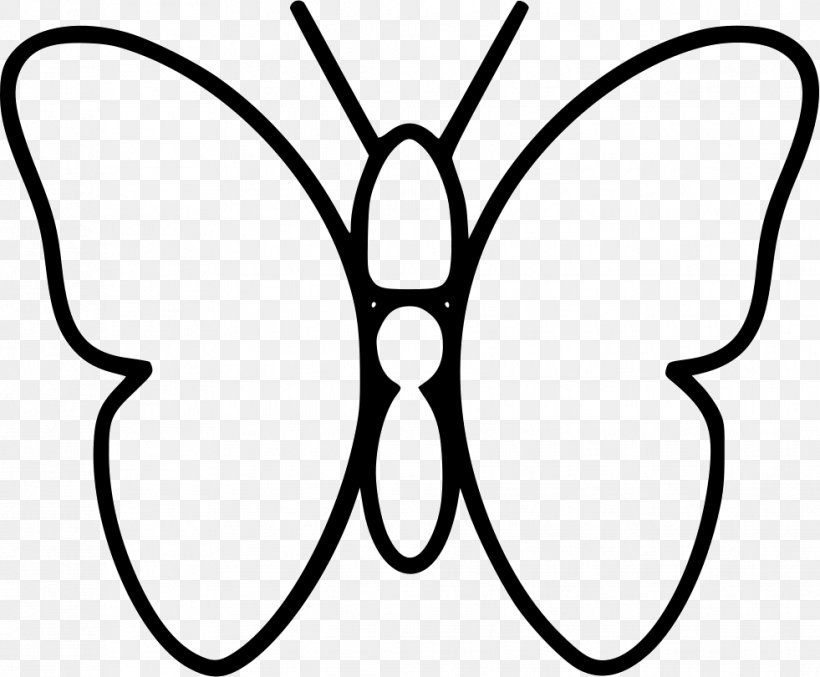 Butterfly Illustration, PNG, 981x810px, Butterfly, Area, Artwork, Black, Black And White Download Free