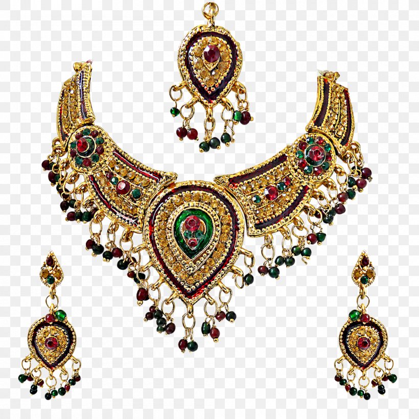 Necklace Earring Gold Jewellery Kundan, PNG, 1000x1000px, Necklace, Bangle, Charms Pendants, Clothing, Costume Jewelry Download Free