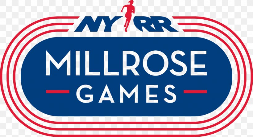 Nyrr Millrose Games New York Road Runners Sports Logo, PNG, 1639x893px, Millrose Games, Area, Banner, Blue, Brand Download Free