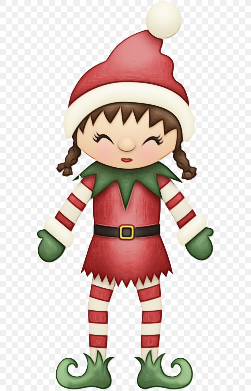 Santa Claus, PNG, 820x1280px, Watercolor, Cartoon, Christmas Day, Christmas Elf, Drawing Download Free