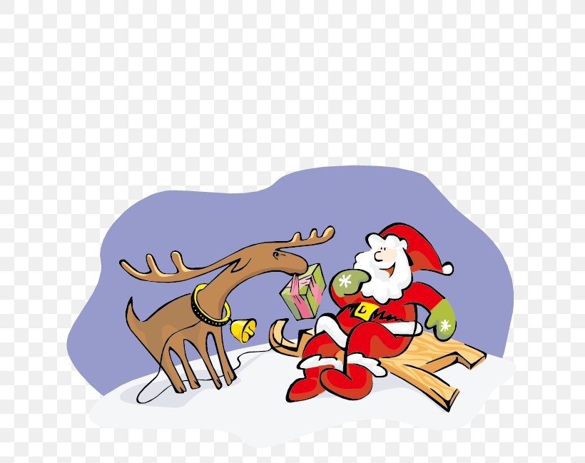 Santa Clauss Reindeer Ded Moroz Santa Clauss Reindeer Christmas, PNG, 729x649px, Reindeer, Art, Cartoon, Christmas, Ded Moroz Download Free