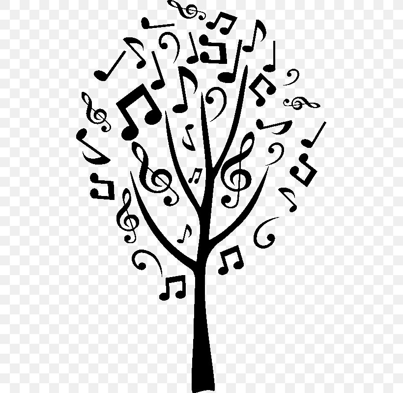 Sticker Text Musical Note Tree, PNG, 800x800px, Watercolor, Cartoon, Flower, Frame, Heart Download Free