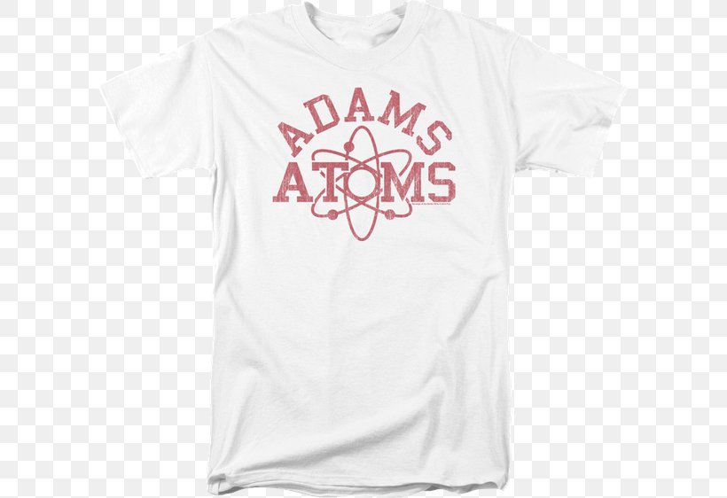 T-shirt Revenge Of The Nerds Adams Atoms Adult Tank, Adult Unisex, Size: Large, White Sleeve Hoodie, PNG, 600x562px, Watercolor, Cartoon, Flower, Frame, Heart Download Free