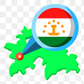 Tajikistan Flag - Tajikistan Map With Flag PNG
