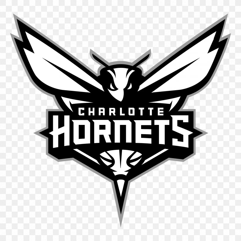 Charlotte Hornets NBA Orlando Magic Brooklyn Nets, PNG, 2400x2400px, Charlotte Hornets, Black And White, Brand, Brooklyn Nets, Charlotte Download Free