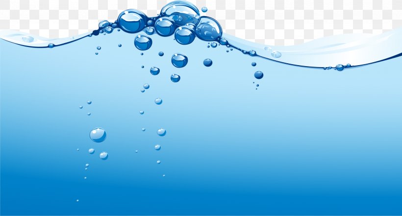Water Drop Bubble Clip Art, PNG, 2630x1415px, Water, Blue, Bubble, Color, Drop Download Free