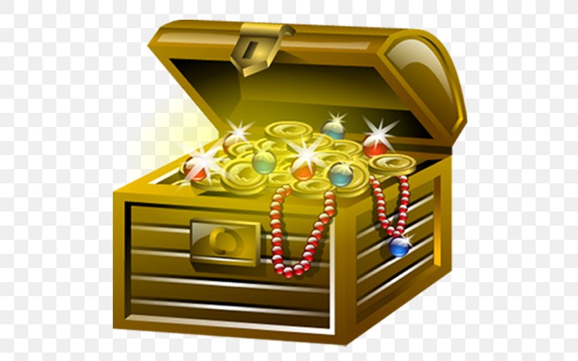 Treasure Clip Art, PNG, 512x512px, Treasure, Box, Buried Treasure, Treasure Map, Yellow Download Free