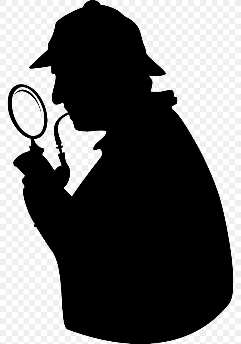 Detective Laura Diamond Silhouette Sherlock Holmes Museum Clip Art, PNG, 768x1168px, Detective, Art, Black, Black And White, Detective Fiction Download Free