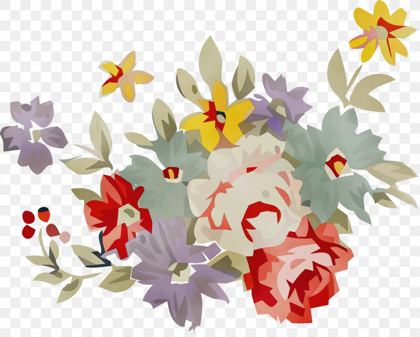 Floral Design, PNG, 3000x2407px, Watercolor, Biology, Flora, Floral Design, Flower Download Free